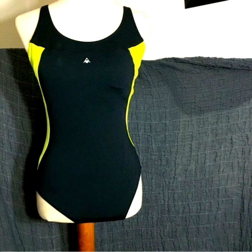 Aqua Sphere Paola One Piece Swimsuit Size 10 - Picture 2 of 10